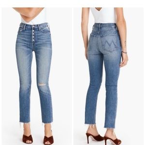 MOTHER Pixie Button Fly Jeans